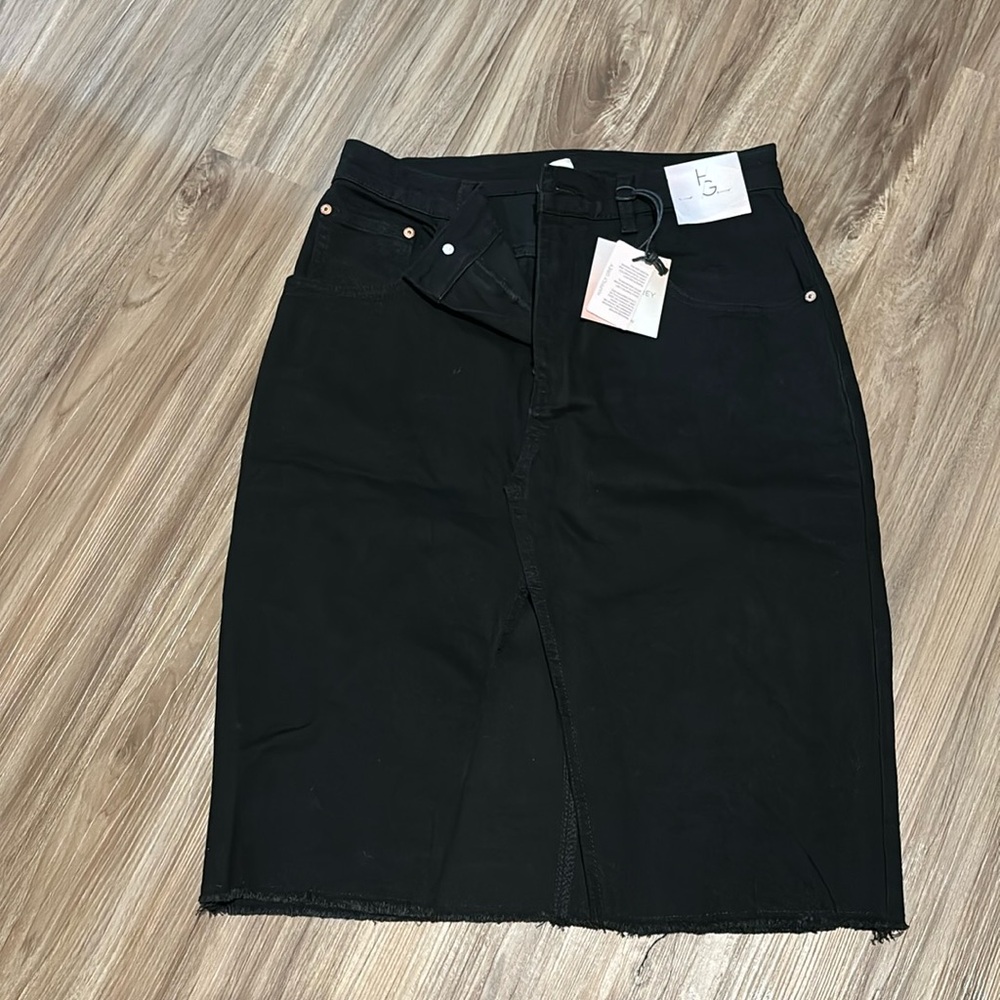 Black Jean skirt with tags